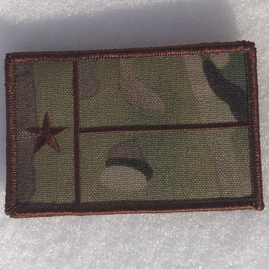 Texas Tactical Patch - 2" x 3" - MULTICAM Camo