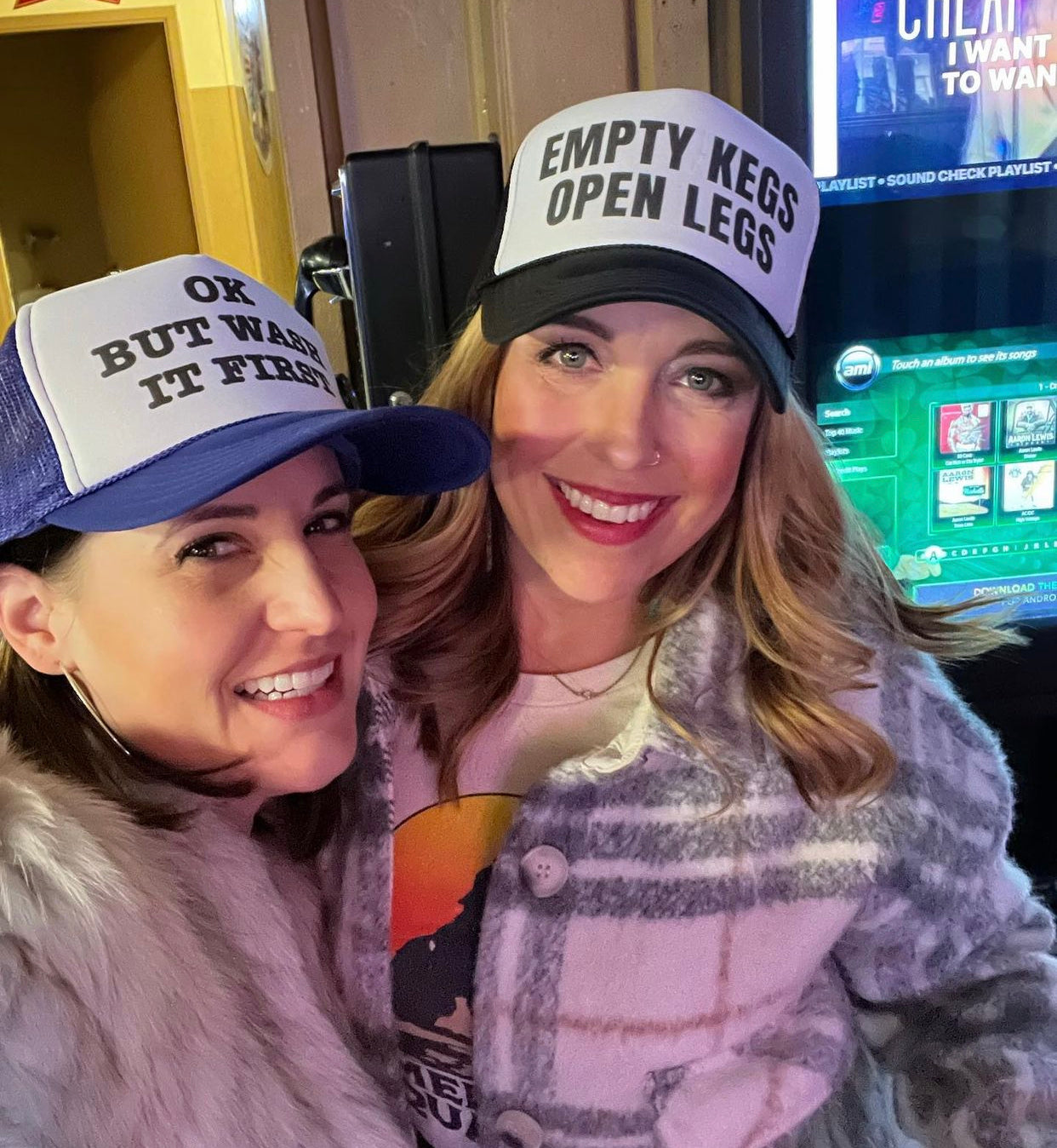 Empty Kegs Open Legs Inappropriate Trucker Hat