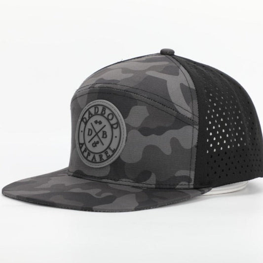 Premium Active 6-Panel Logo Hat (Multicam Black)