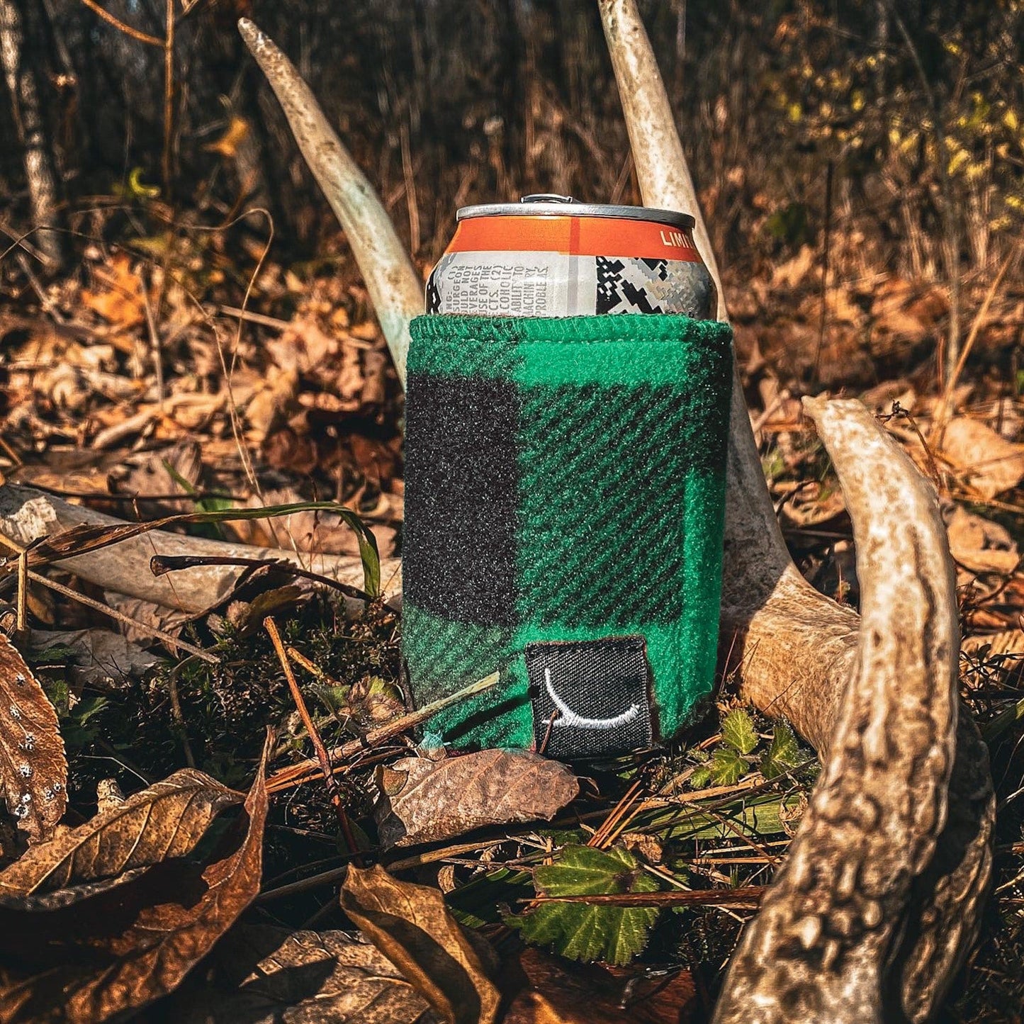 Buffalo Plaid OH Can Cooler