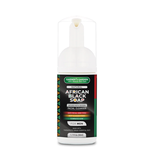 African Black Soap Facial Cleanser | Men's | H2O2