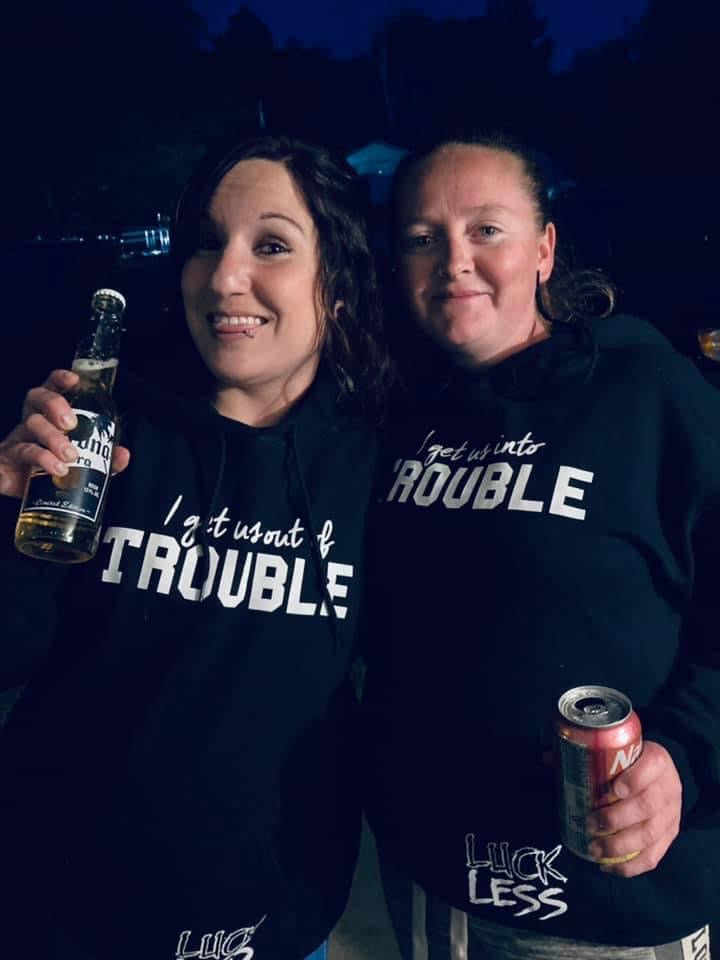 In And Out Of Trouble | Best Friend Hoodies (Set Of 2)