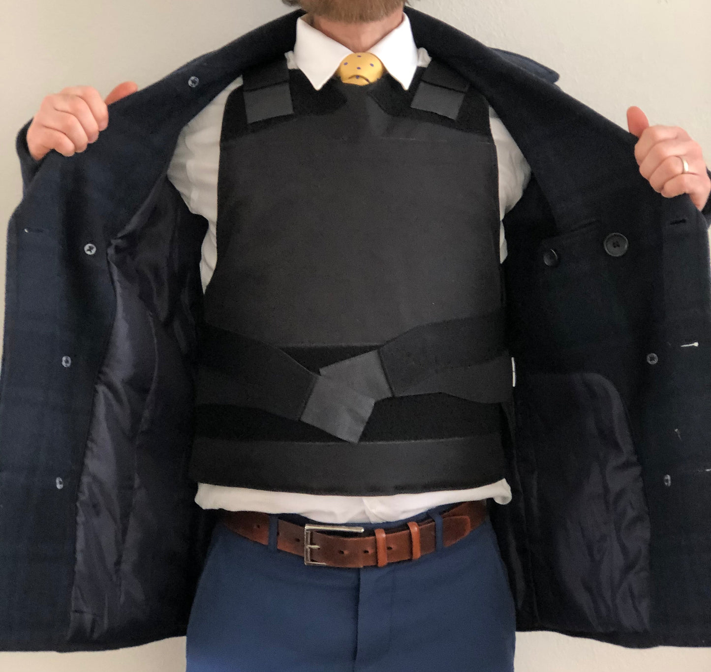 Undercover 2.0 Vest - Concealable Soft Ballistic Vest (Tested to NIJ Level IIIA .44 Mag) Fully Adjustable