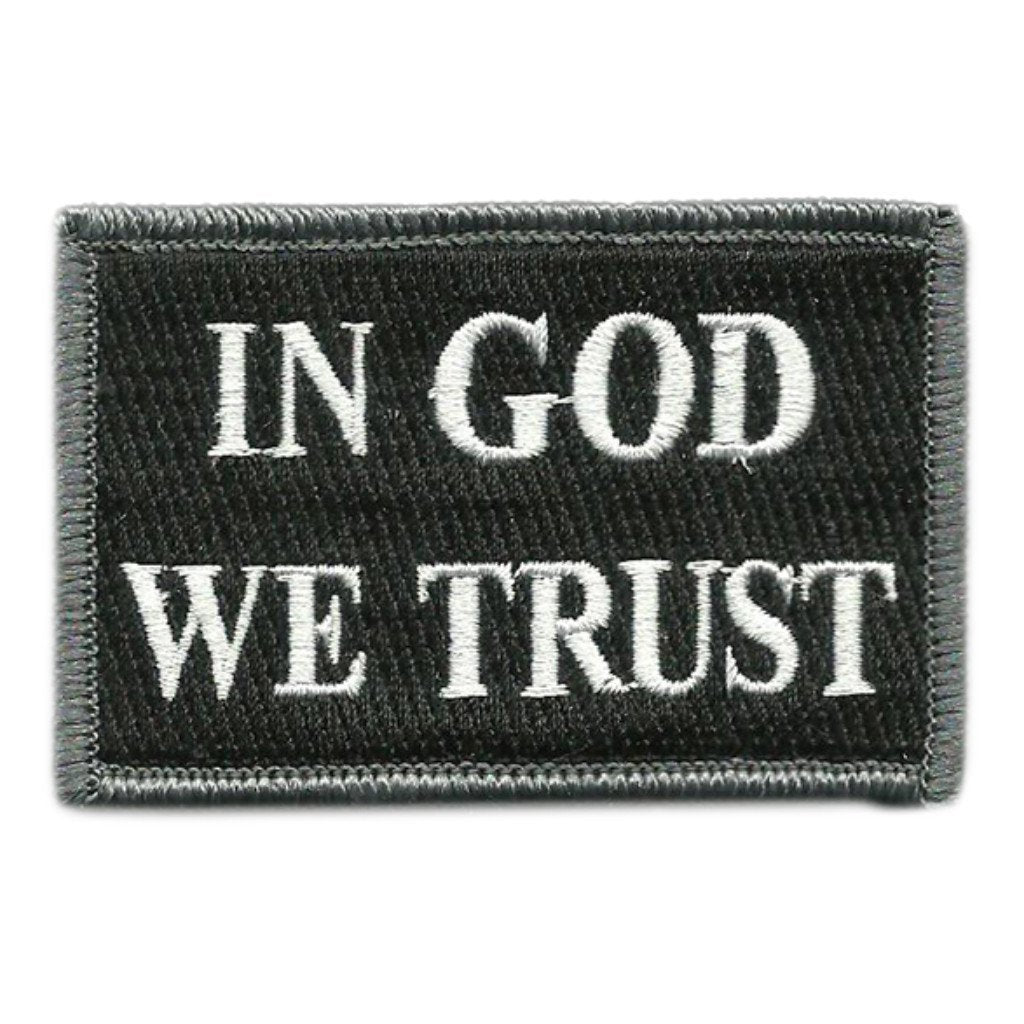 2"x3" In GOD We Trust Tactical Patch