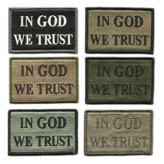 2"x3" In GOD We Trust Tactical Patch