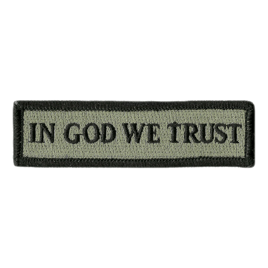 In GOD WE Trust Morale Patches (Back Of Hat)