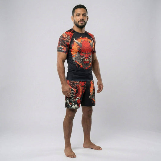KAIDO DRAGON SHORT SLEEVE RASH GUARD