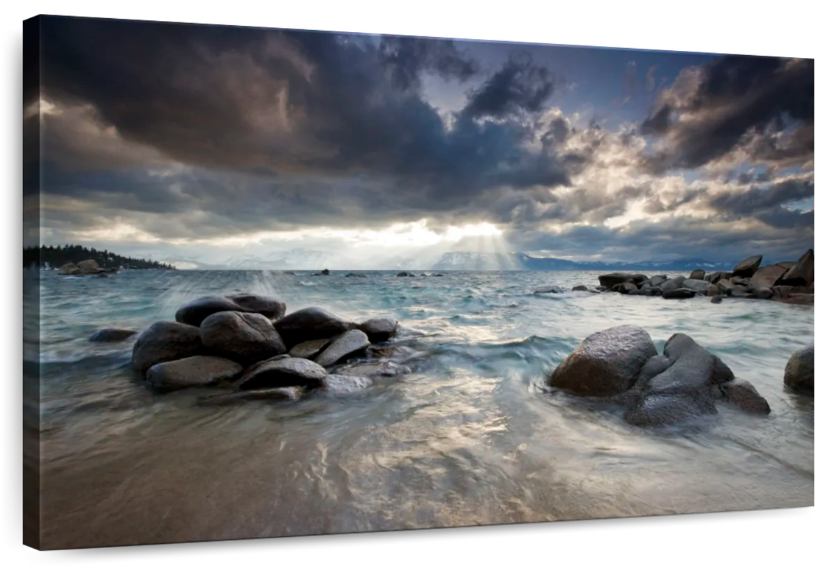 Sunlit Lake Tahoe Wall Art