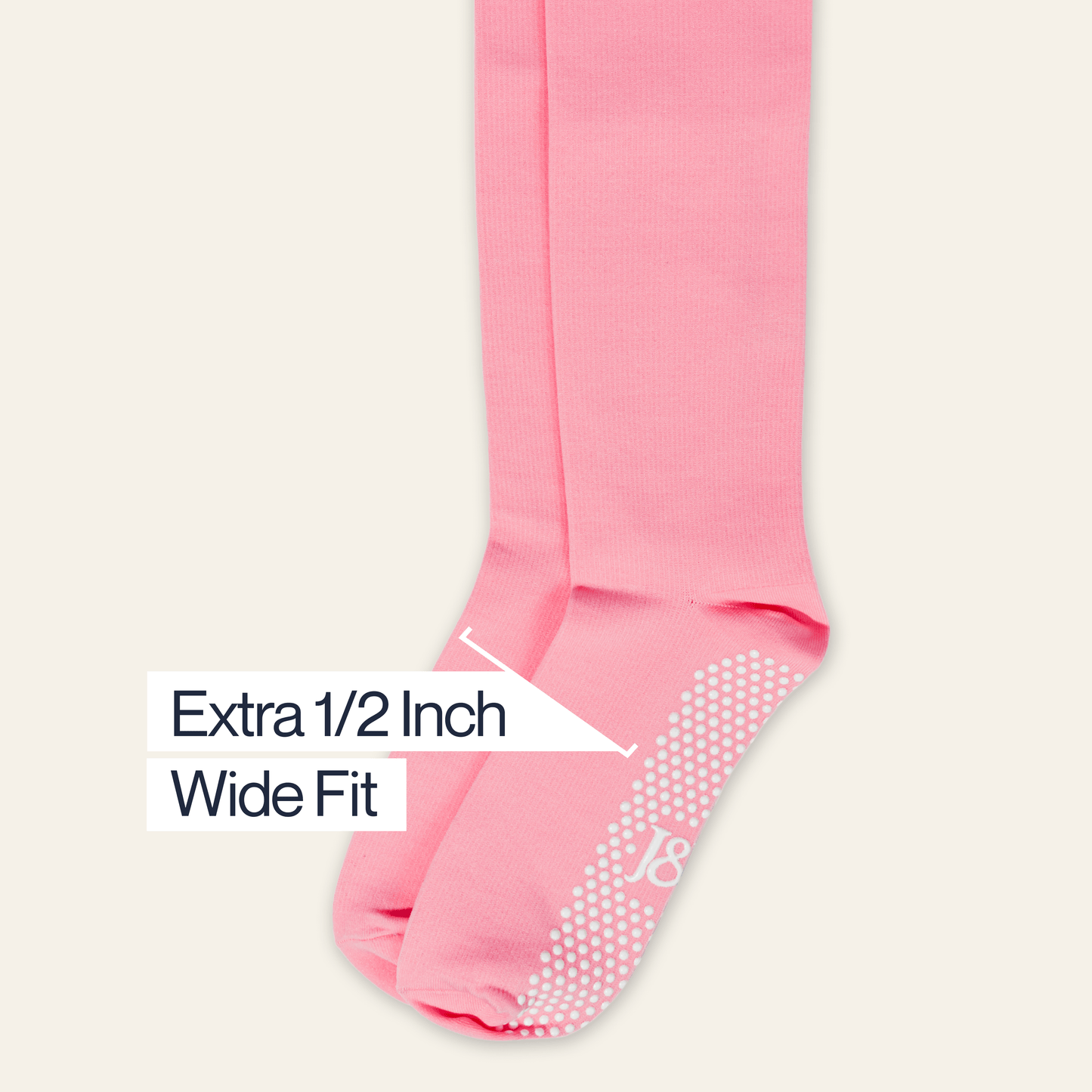 Big-Grip No-Slip Compression Socks: 3-Pack