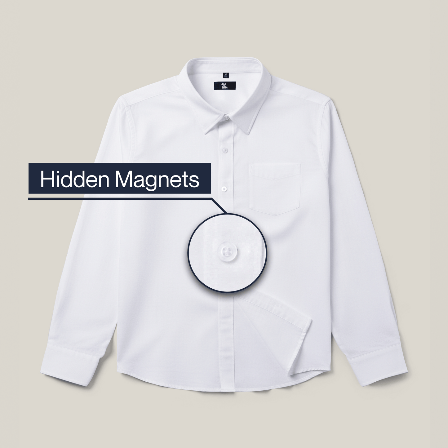 Magnetic Button-Down for Men | Relaxed-Fit