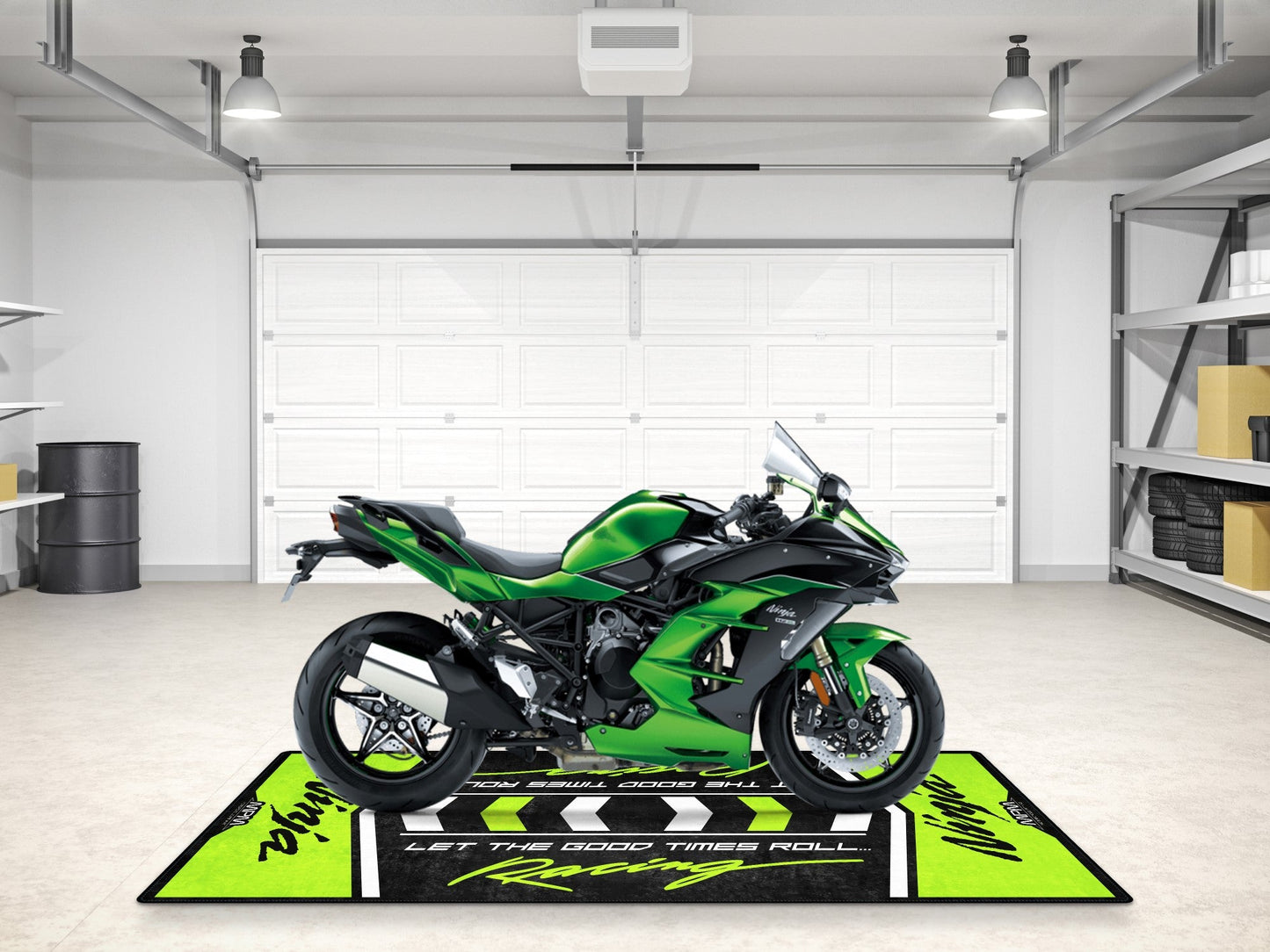 MPM Motorcycle Mat for Kawasaki Ninja - MM7136