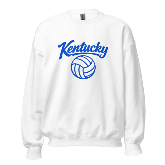 Kentucky Script Volleyball Sweatshirt | Classic Crewneck