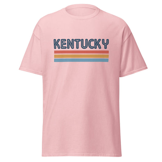 Kentucky Shirt | Retro Sunset Stripe Design | Basic Cotton