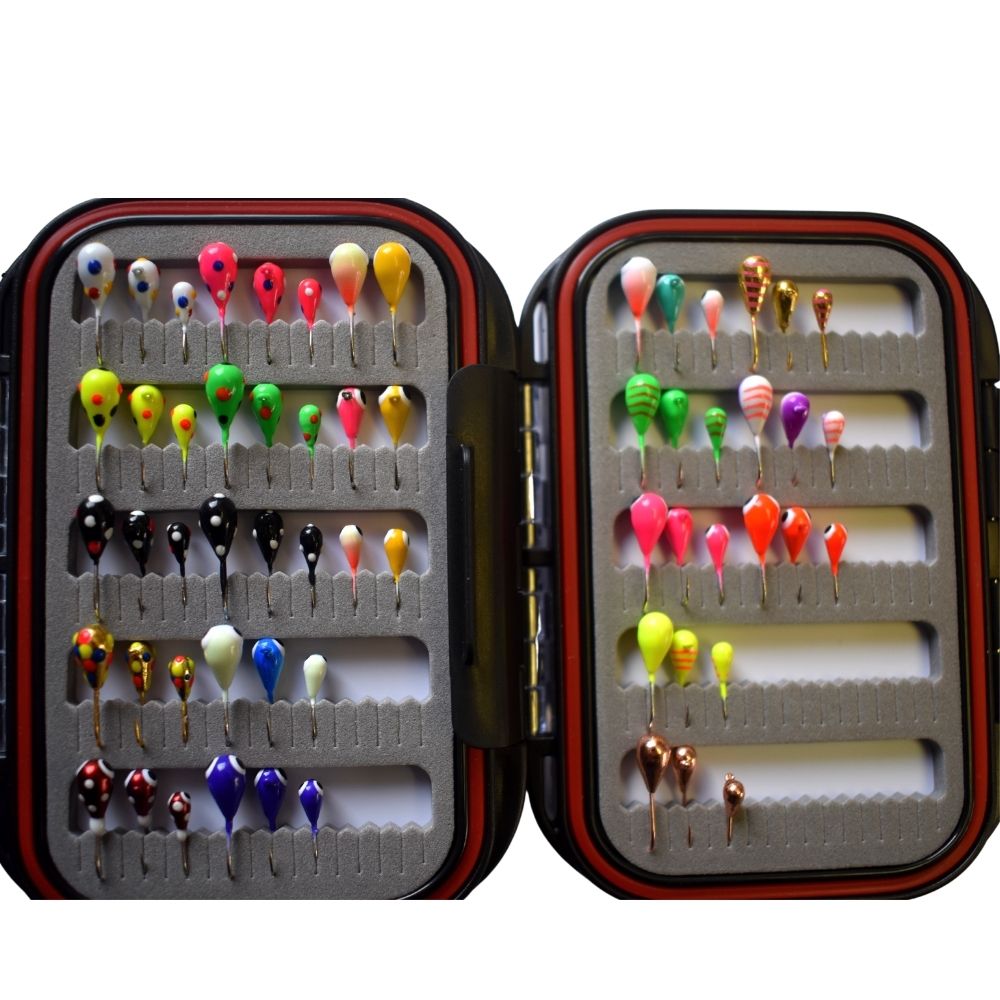 60 PIECE TUNGSTEN JIG SET WITH PREMIUM BOX