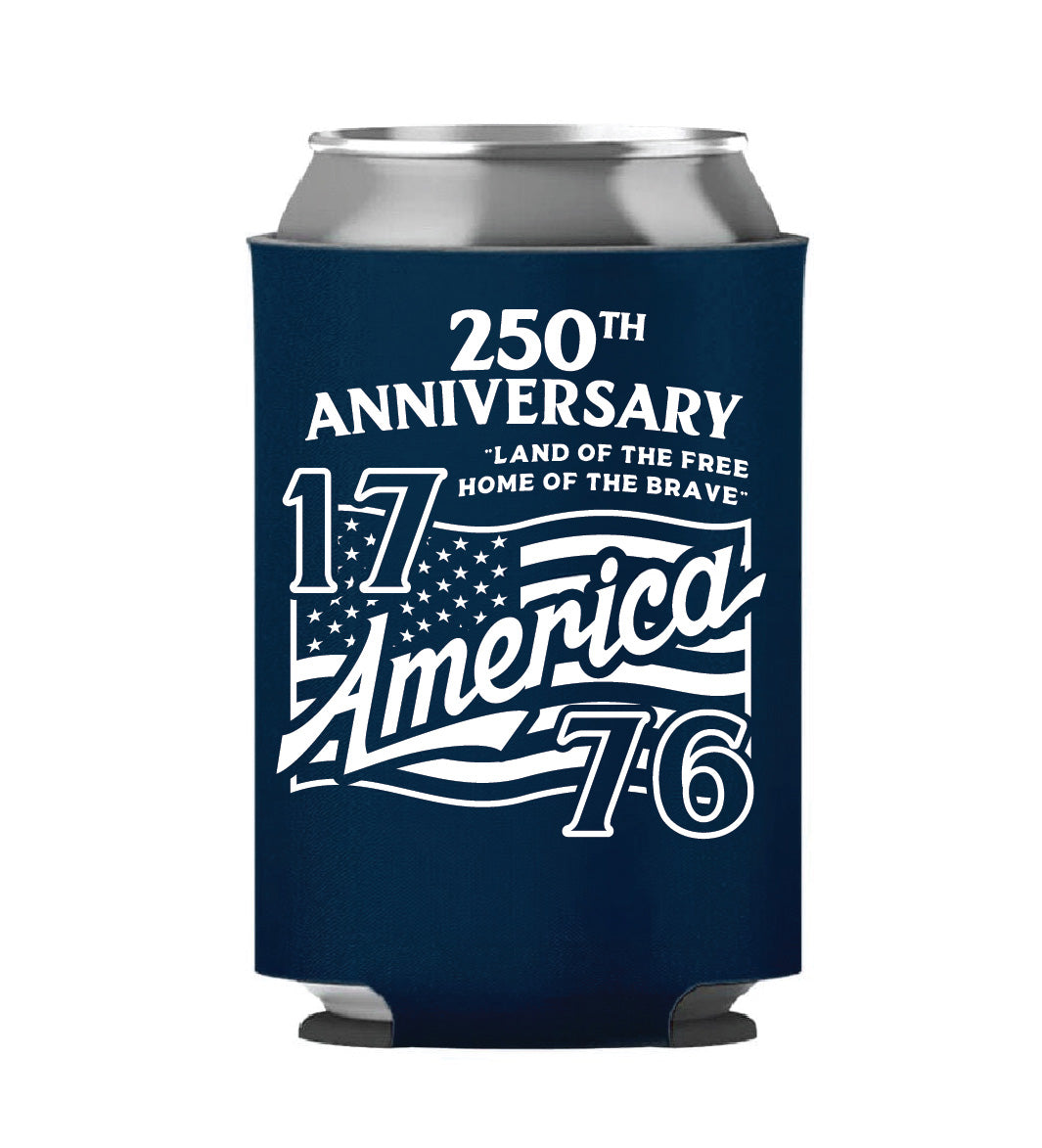 250th Anniversary Blue Koozie - 4697