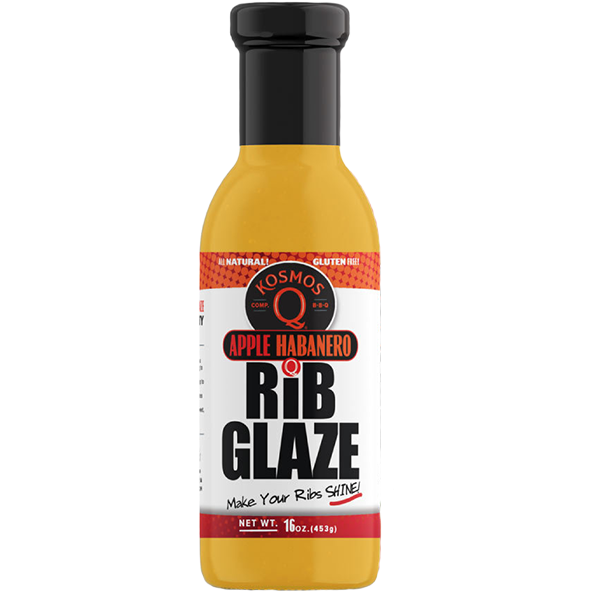 Kosmos Q Apple Habanero Rib Glaze 16 oz.