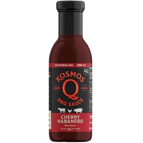 Kosmos Q Cherry Habanero BBQ Sauce 15.5 oz.