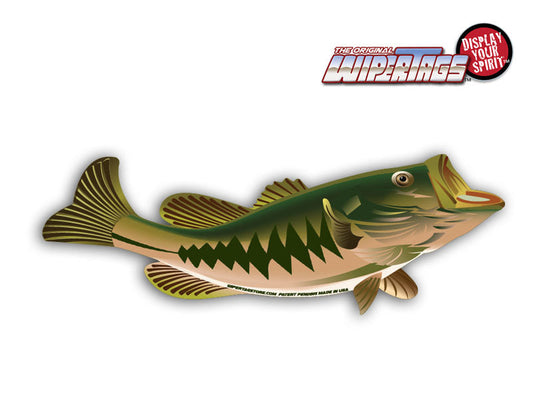 Flopping Largemouth Bass WiperTag