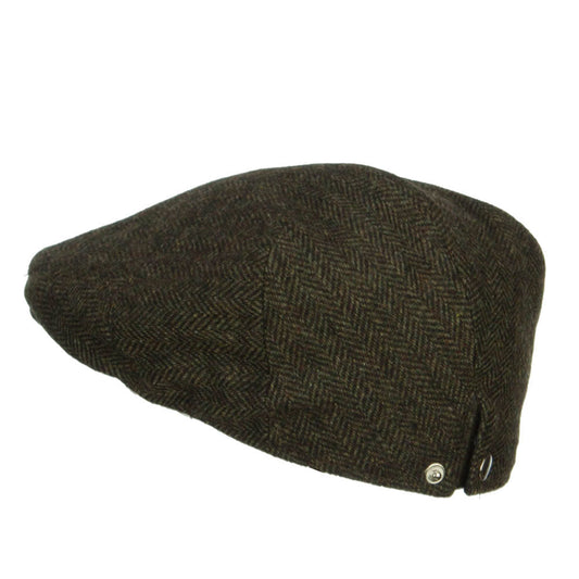 Men's Adjustable Wool Blend Ivy Cap