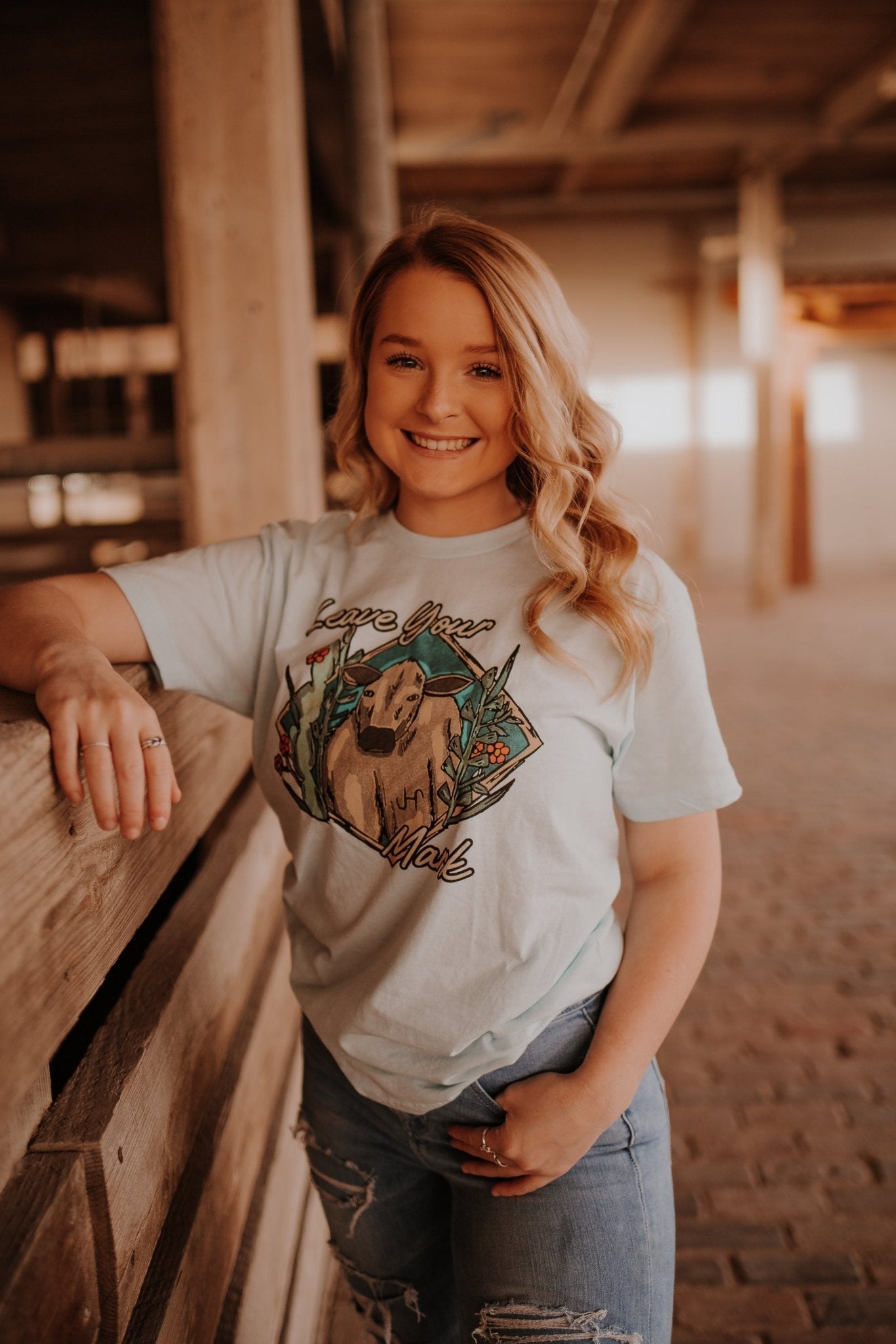 Leave Your Mark Cow Tshirt