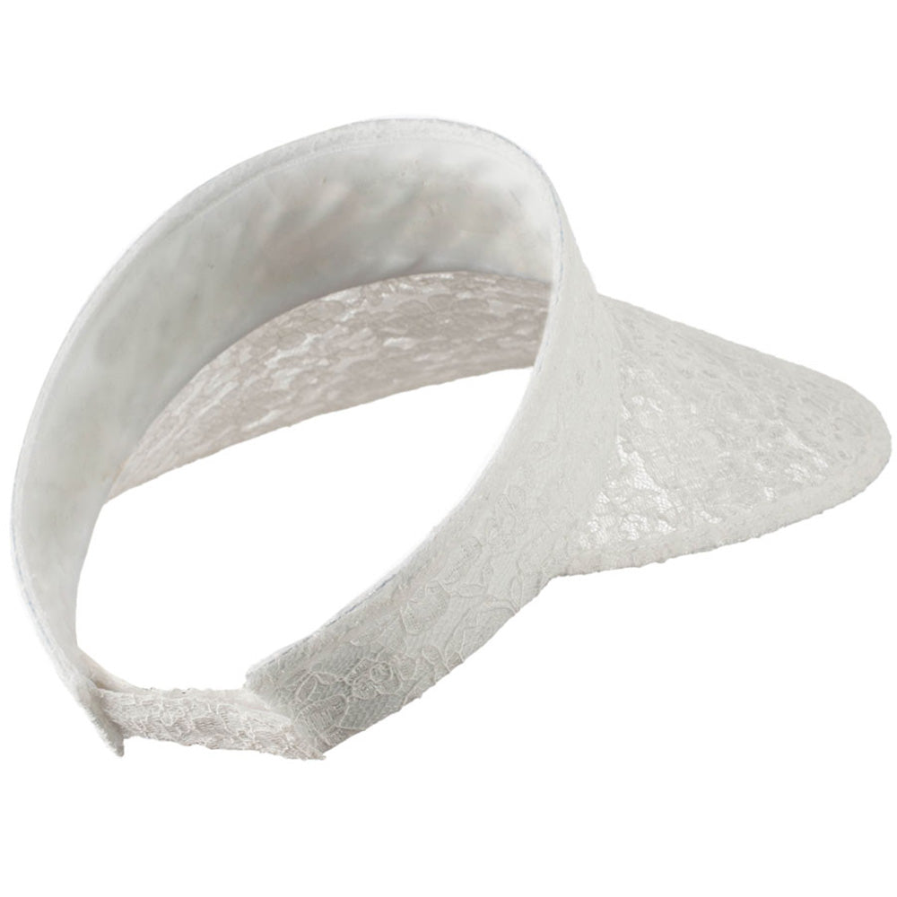 Lace Glitter Sun Visor