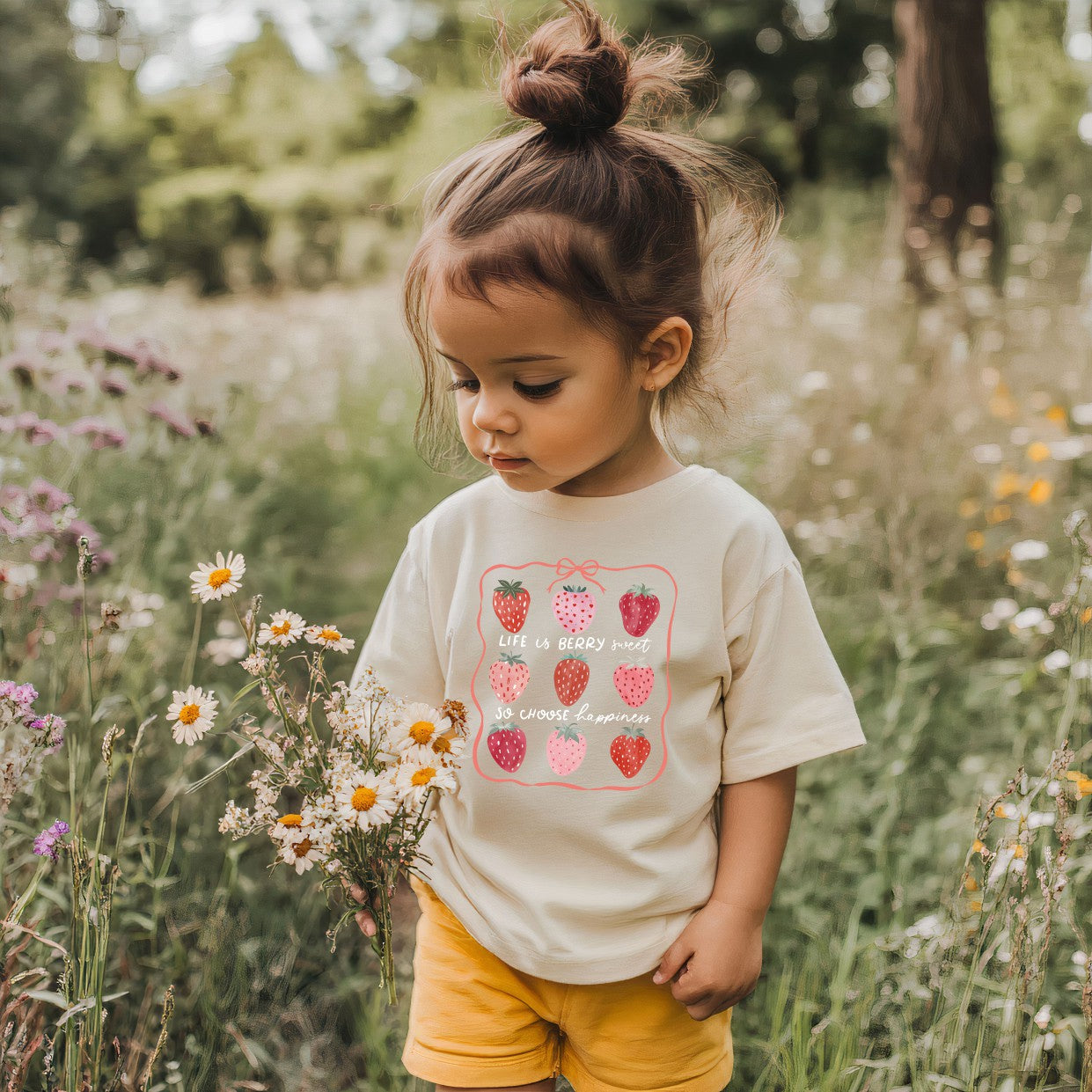 Life Is Berry Sweet So Choose Happiness Toddler T-SHirt
