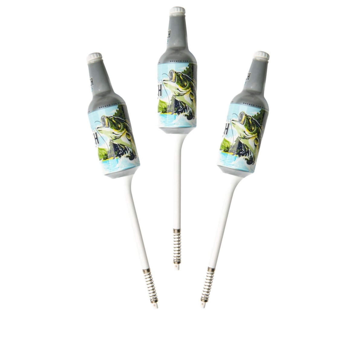 3 pcs Busch Light Fishing Bobbers - Premium Fishing Tackle