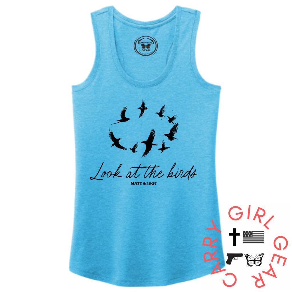 LOOK AT THE BIRDS TANK TOP