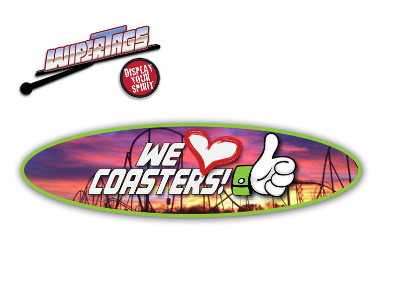 We Love Coasters WiperTags