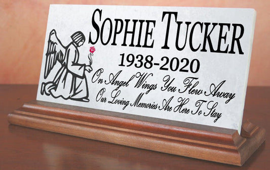 Loved One Memorial Stone Plaque for Shelf or Mantel Loved One Remembrance Sign