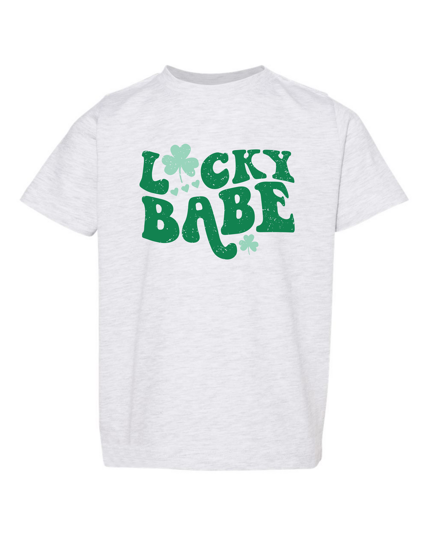 Lucky Babe Distressed Toddler T-shirt