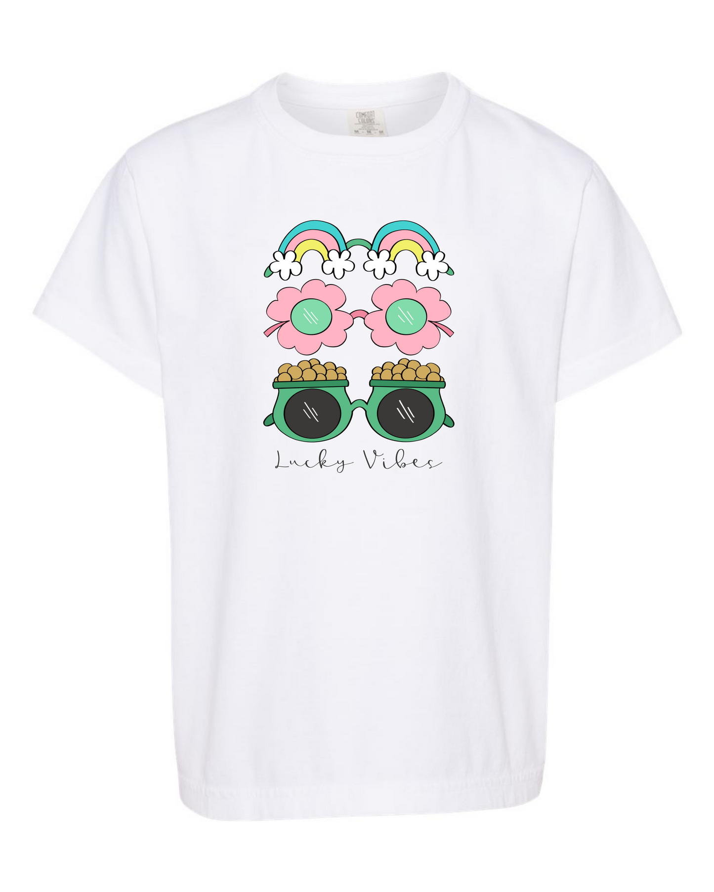 St. Patrick's Lucky Vibes Youth T-Shirt
