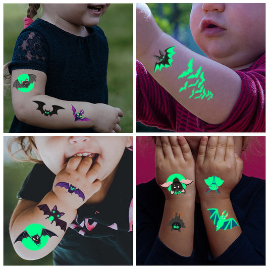 Luminous Bat Temporary Tattoo Stickers