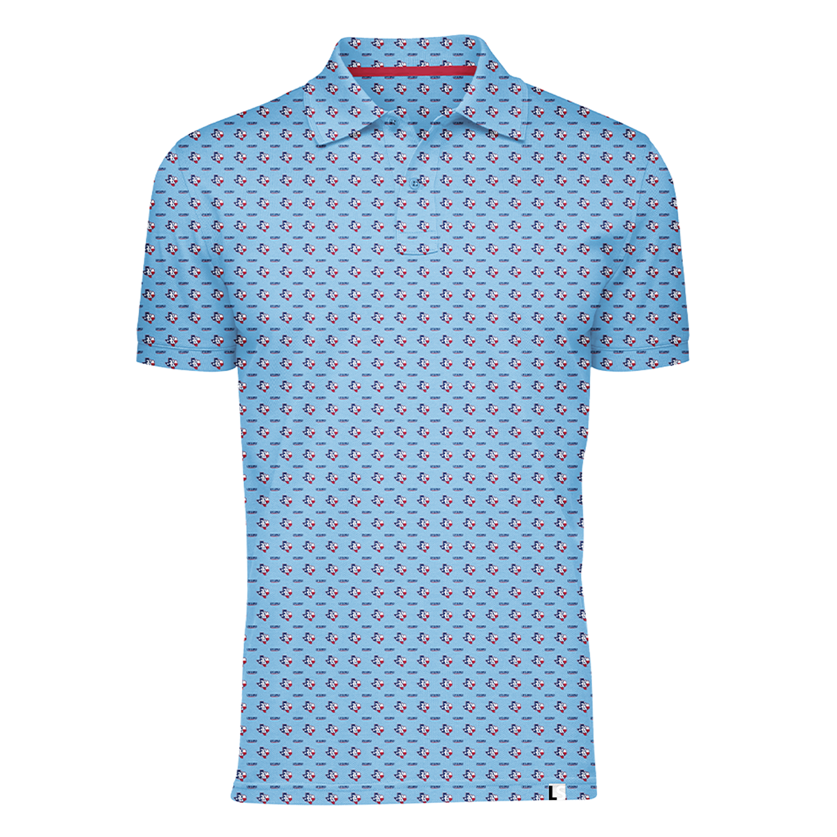 Rice Owls The LUV YA OWLS AOP / Mens Polo / Rice0048 / MM