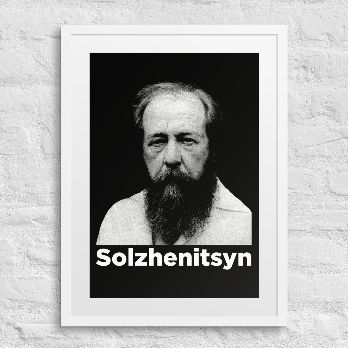 Aleksandr Solzhenitsyn Framed Portrait