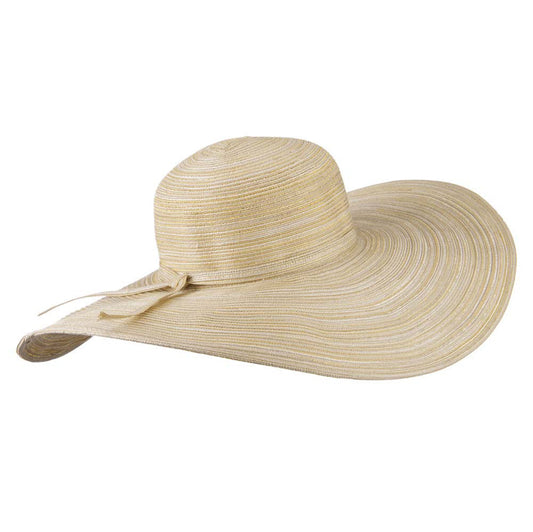 UPF 40+ Metallic Blend Wide Brim Hat