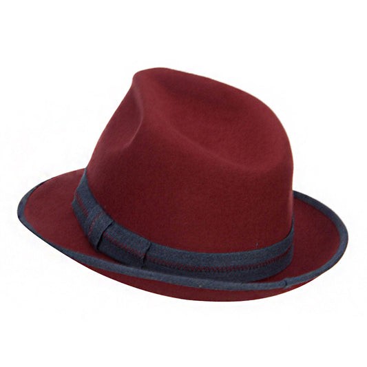 Women's Wool Felt Band Fedora