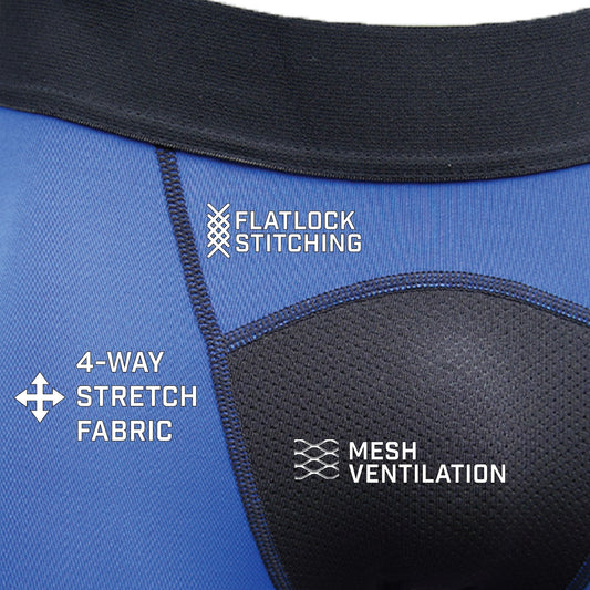 Blue Compression Tights