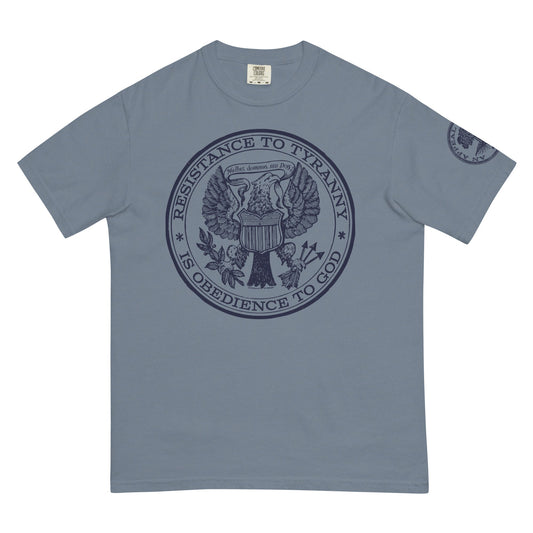 Resistance to Liberty Is Obedience To God Men’s Heavy Graphic Tee