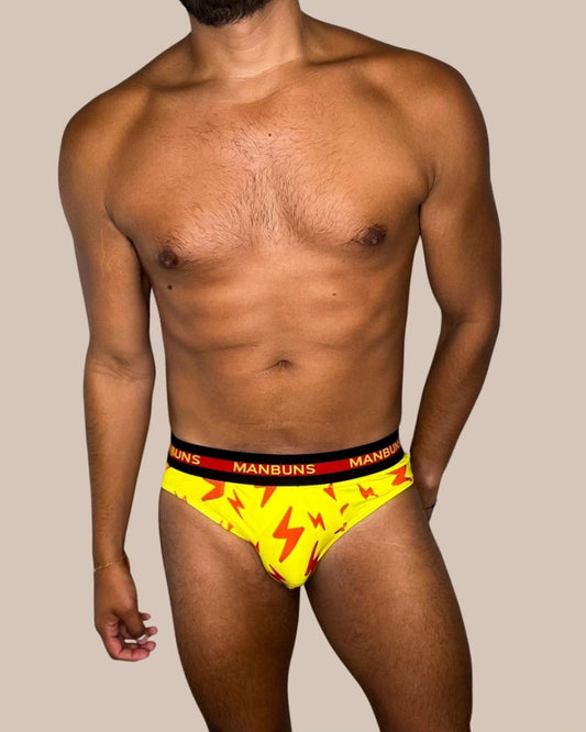 Men's Lightning Bolt Brief Underwear