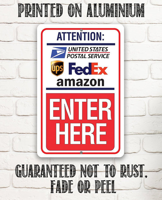 Postal Sign - Metal Sign