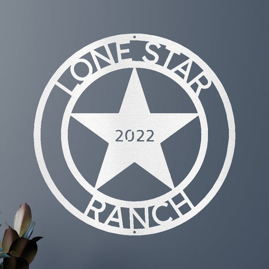 The Lone Star State Texans Personalized Gifts - Custom Metal Sign