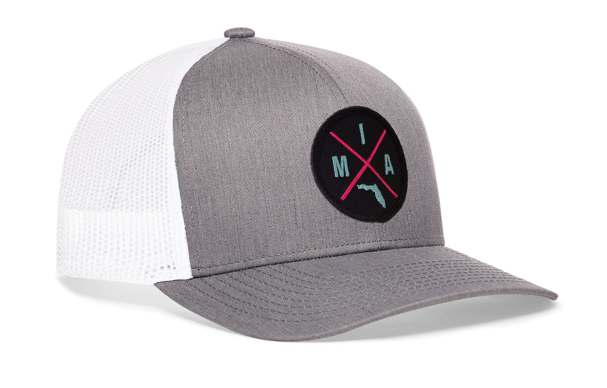 Miami Trucker Hat | Pink & Teal MIA X Snapback