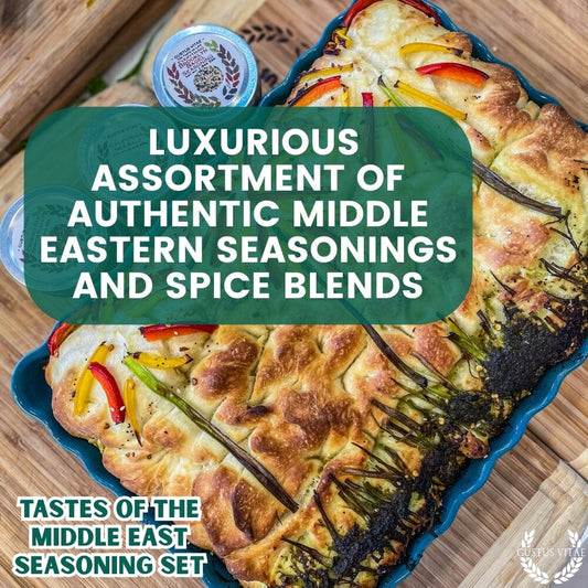 Middle Eastern Seasoning Gift Set - Tastes of The Middle East - Artisanal Spice Blends Six Pack