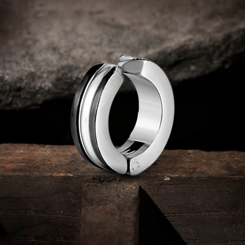 Minimalist Geometric Stainless Steel Ear Cuffs
