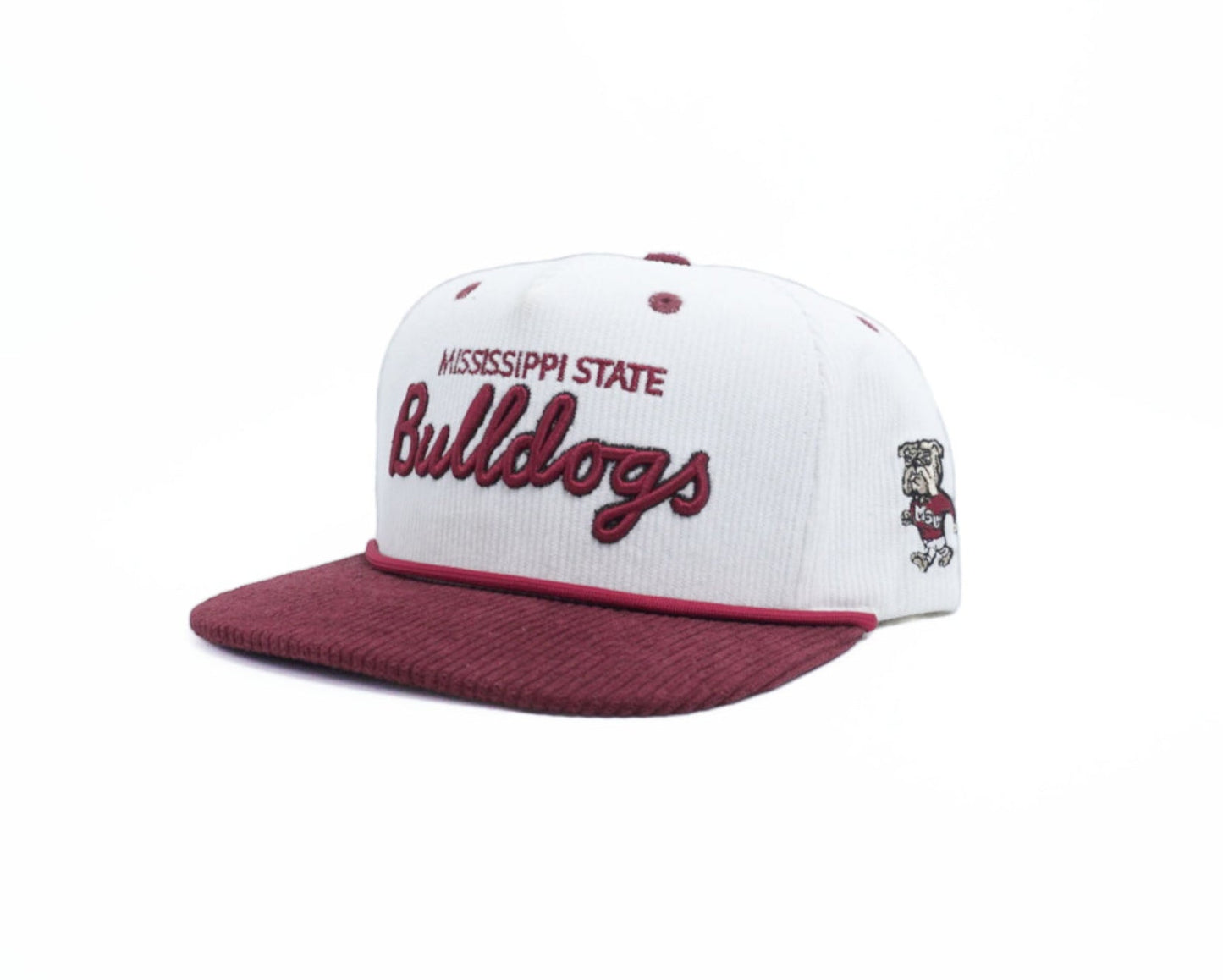 Mississippi State Cursive Bulldogs Corduroy Hat