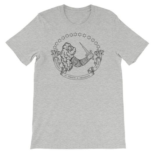 Resistance To Tyranny is Obedience To God Gostelowe Battle Flag Revolutionary War Graphic T-Shirt