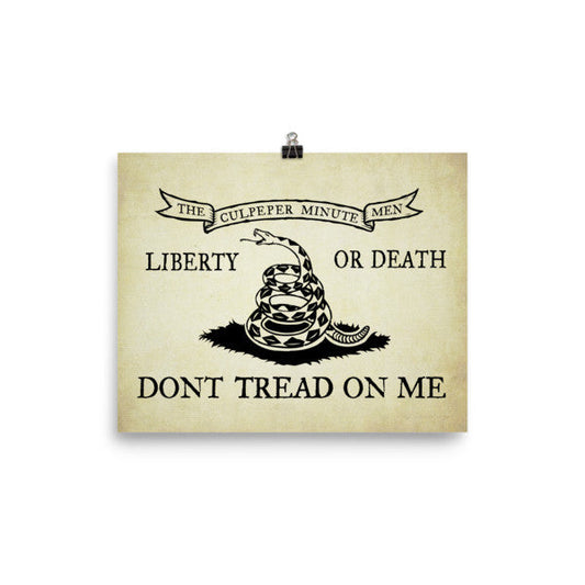 Culpeper Don't Tread On Me Print