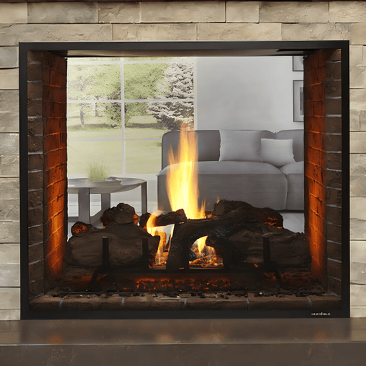 Monessen Lo-Rider 36-Inch Designer See-Through Gas Firebox (LSTF36-B)