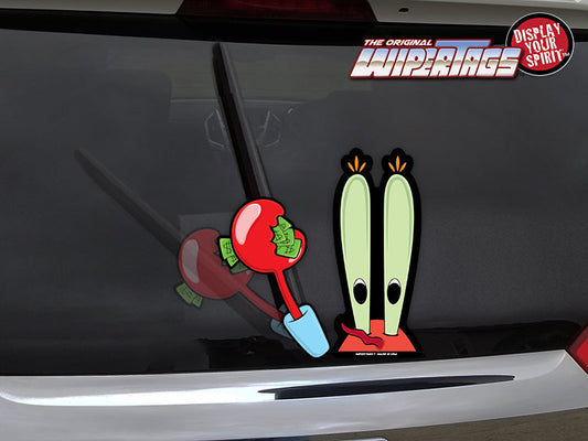 Crab with Money WiperTags